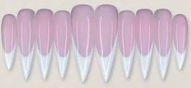 Classic White French Tip press-on nail set